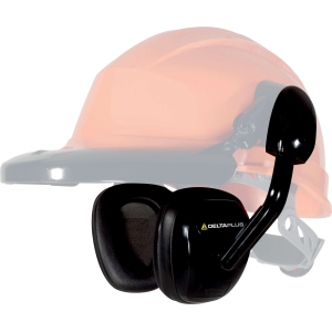 Coquille antibruit Suzuka2 SNR 24 dB jaune fluo - Delta plus,Protection de la Personne