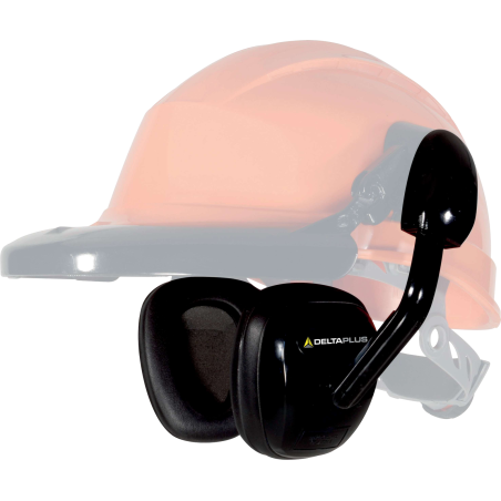 Coquille antibruit Suzuka2 SNR 24 dB jaune fluo - Delta plus,Protection de la Personne