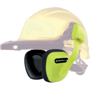 Coquille antibruit Suzuka2 SNR 24 dB jaune fluo - Delta plus,Protection de la Personne
