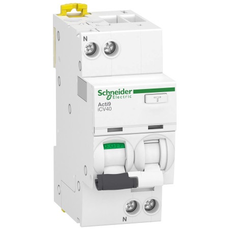 Disjoncteur Différentiel 4,5kA 1P+N 10A 300MA TYPE AC - SCHNEIDER - A9DE6610,Disjoncteur