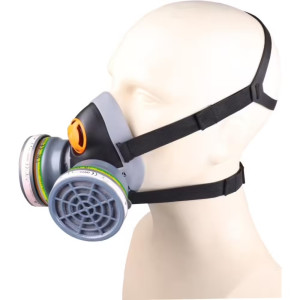 Demi masque réutilisable à double cartouche Delta plus - M6400JUPITER,Protection Respiratoire
