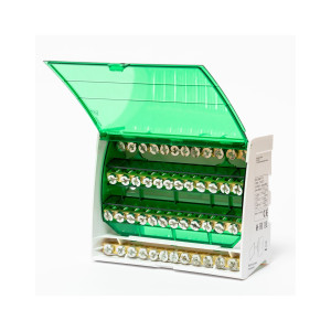 Répartiteur étagé tétrapolaire - 125A - 4x12 trous Linergy DS - SCHNEIDER - LGY412548,Accessoires