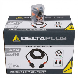 Bouchon d'oreille réutilisable avec prise en main Delta plus - Conicfir050,Protection de la Personne