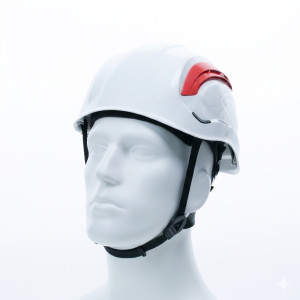 Casque de chantier pour travaux en hauteur ventilé en ABS -Delta plus - Granitewind,Protection de