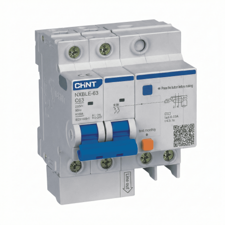Disjoncteur Différentiel 6KA 1P+N C-16A 300mA 2M SÉRIE 32 NXBLE-32 - CHINT - 819416