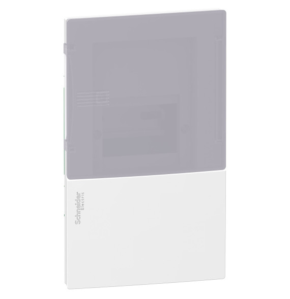 Coffret encastré - 1x4 mod. - portillon transp. 