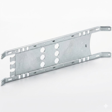 Platine de montage NSX Vigi100-250 3P, maneton fixe, horizontal, L 650mm, H 3 modules PrismaSeT-P -