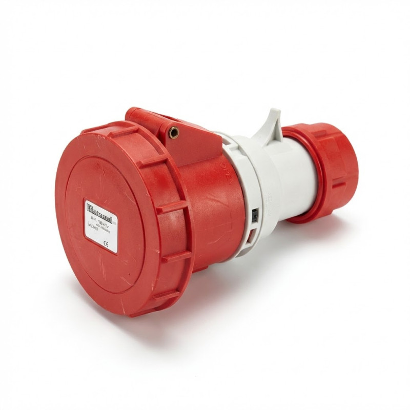 Fiche industrielle femelle IP67 3P+T 32A 380V Elettrocanali - EC69087,Prise & Coffret Industriels