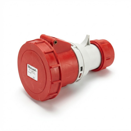 Fiche industrielle femelle IP67 3P+T 32A 380V Elettrocanali - EC69087,Prise & Coffret Industriels