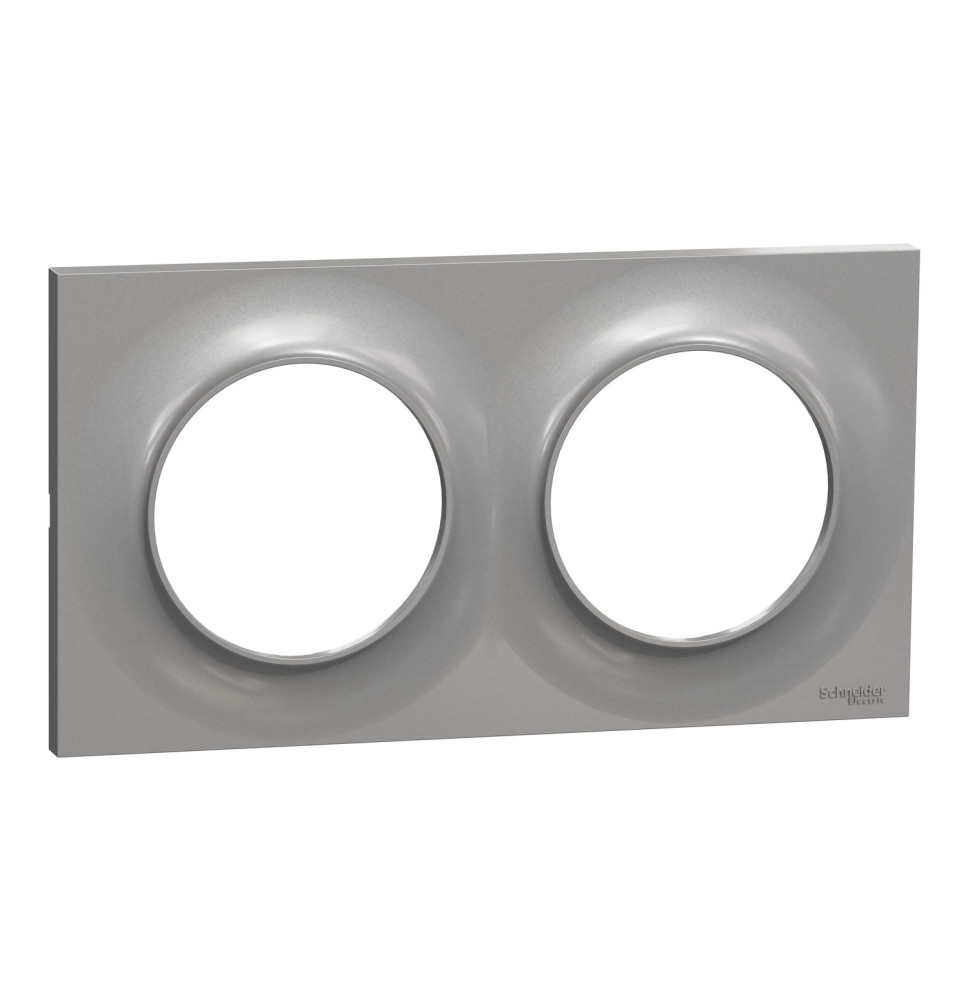 Plaque de finition 2 postes horizontaux ou verticaux entraxe Plaque de finition 2 postes horizontaux ou verticaux entraxe