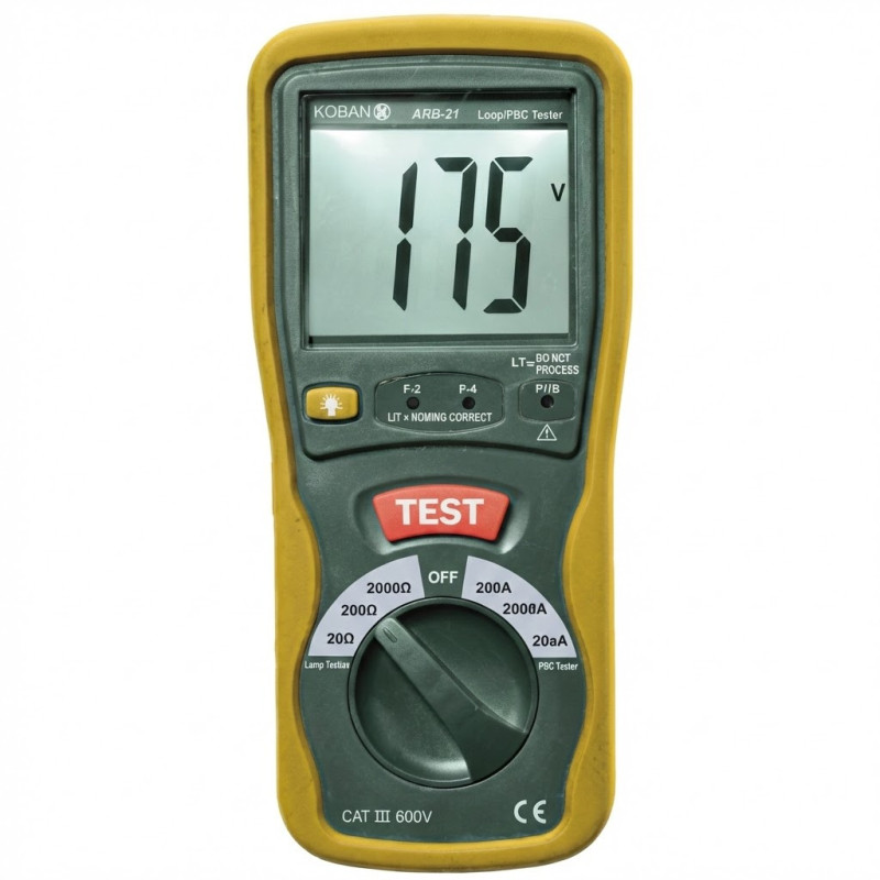 Appareil de mesure de la résistance de boucle numérique -