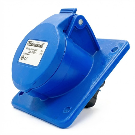 Prise industrielle encastrée IP44 2P+T 32A 230V Elettrocanali - EC69252,Prise & Coffret Industriels