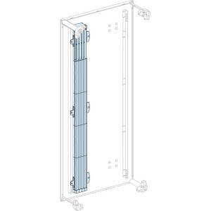 Jeu de barres isolées - 400 A 4P - L 1400 mm (Powerclip) Linergy BW - SCHNEIDER -