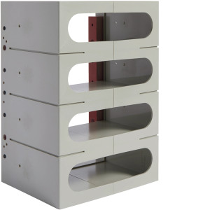 Cache borne h1000 4P pour versions déconnectables et débrochables - Hager - HYE322H,Disjoncteur &