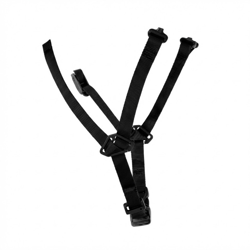 Pack de 10 Jugulaires 2 points équipé d'une mentonnière Delta plus - Mentalpha,Protection de la Tête