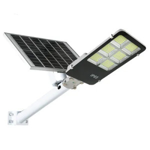 Lanterne Solaire Led 400w 6500k Avec Panneau Deporte Avec