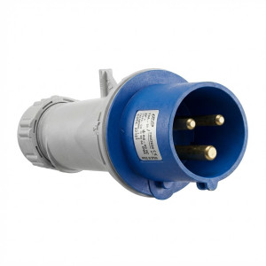 Fiche mâle 2P+T 16A NXTC-316P6h/250VW pour Prise industrielle IP67 Chint - 441453,Prise & Coffret