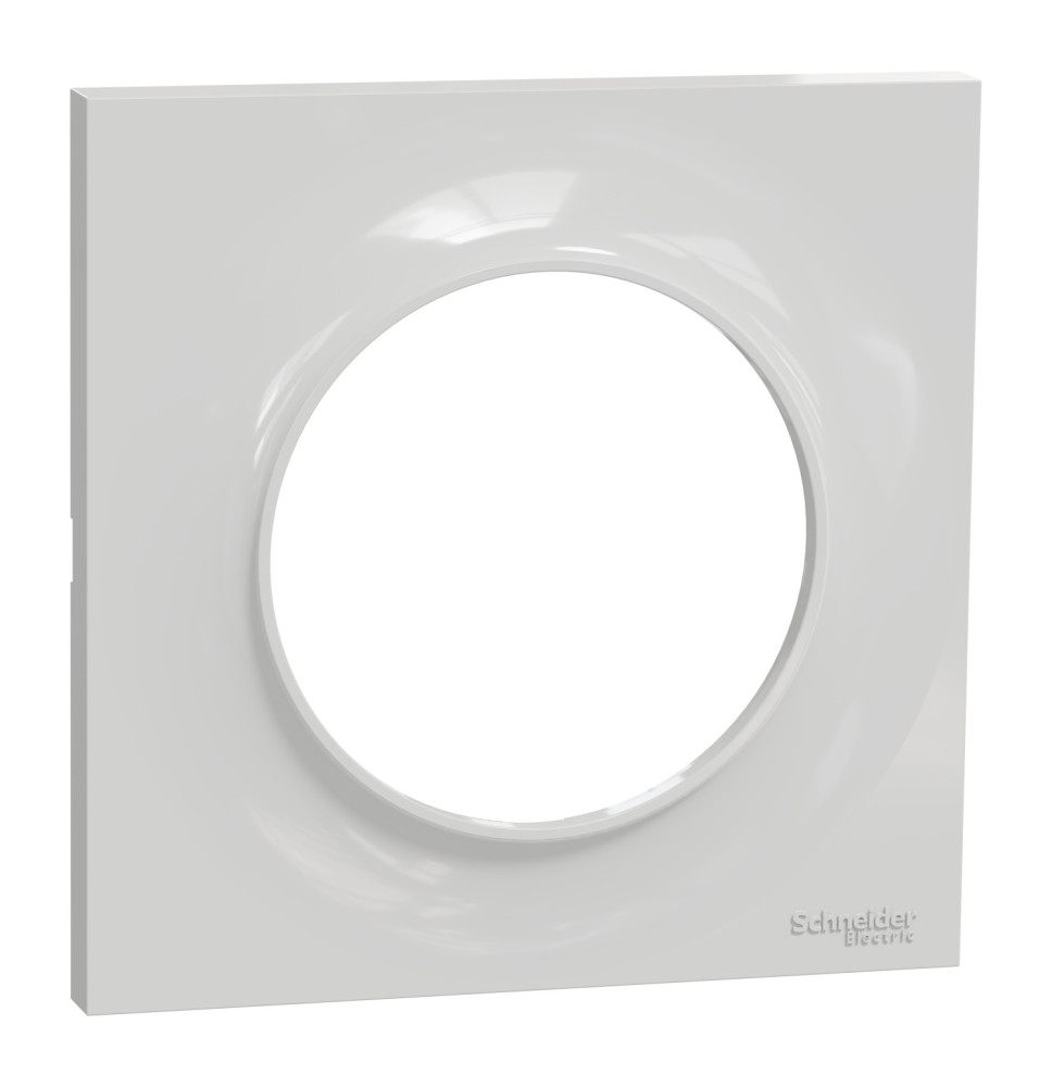 Plaque de finition 1 poste gris pierre Odace Styl Schneider Plaque de finition 1 poste gris pierre Odace Styl Schneider