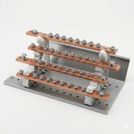 Bloc répartiteur Série KBR tétrapolaire. 660 V, 200 A KBR-200 - Temper - 0190120,Accessoires Prise
