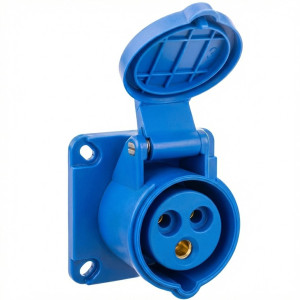 Prise industrielle encastrable directe 2P+T 16A NXTC-316AS6h/250V IP44 Chint - 441504,Prise &