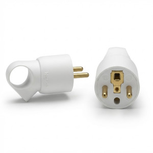 Fiche mâle 2P+T 16A à anneau – blanc Legrand - 050420,Prise & Coffret Industriels