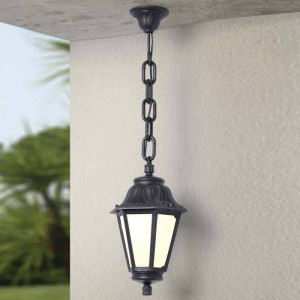 Lanterne Suspendue Etanche Ip55 1 X E27 Sichem/Mary Noir -