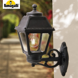 Applique Murale Etanche Ip55 1 X E27 Bisso/Mary Noir - Fumagalli - Q18.131.000.AXE27,Luminaire