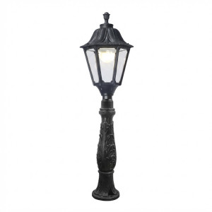 Applique Murale Etanche Ip55 1 X E27 15w Cct Noemi Noir + Ampoule Fumagalli -