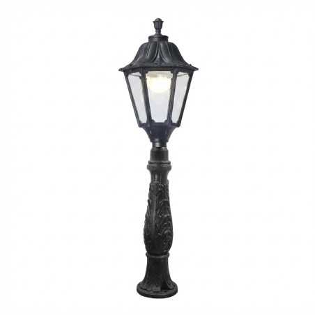 Applique Murale Etanche Ip55 1 X E27 15w Cct Noemi Noir + Ampoule Fumagalli -
