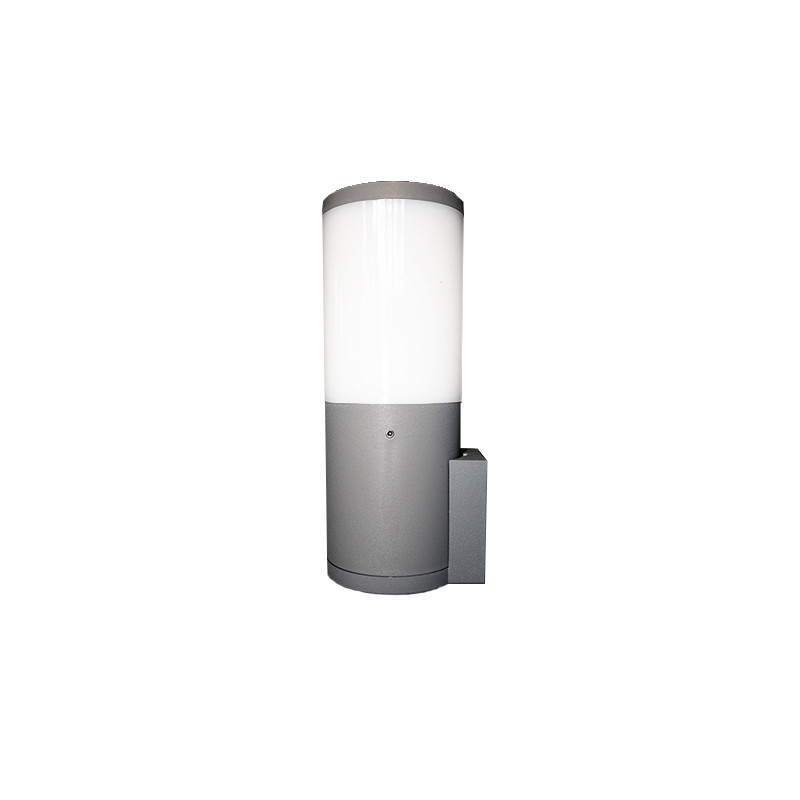 Applique Murale Etanche Ip55 1 X E27 8,5w Led Cct Amelia Fs Gris Opal + Ampoule - Fumagalli -
