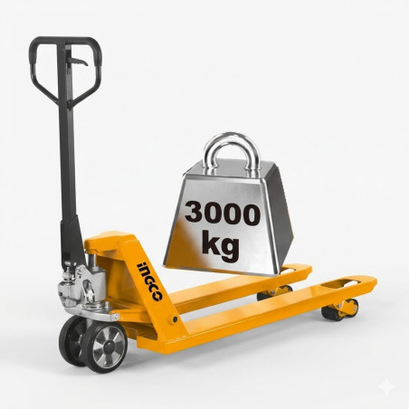 Transpalette manuel standard 3 tonnes 540x1150mm - Ingco - HHPT01301,Outillage et Mesure