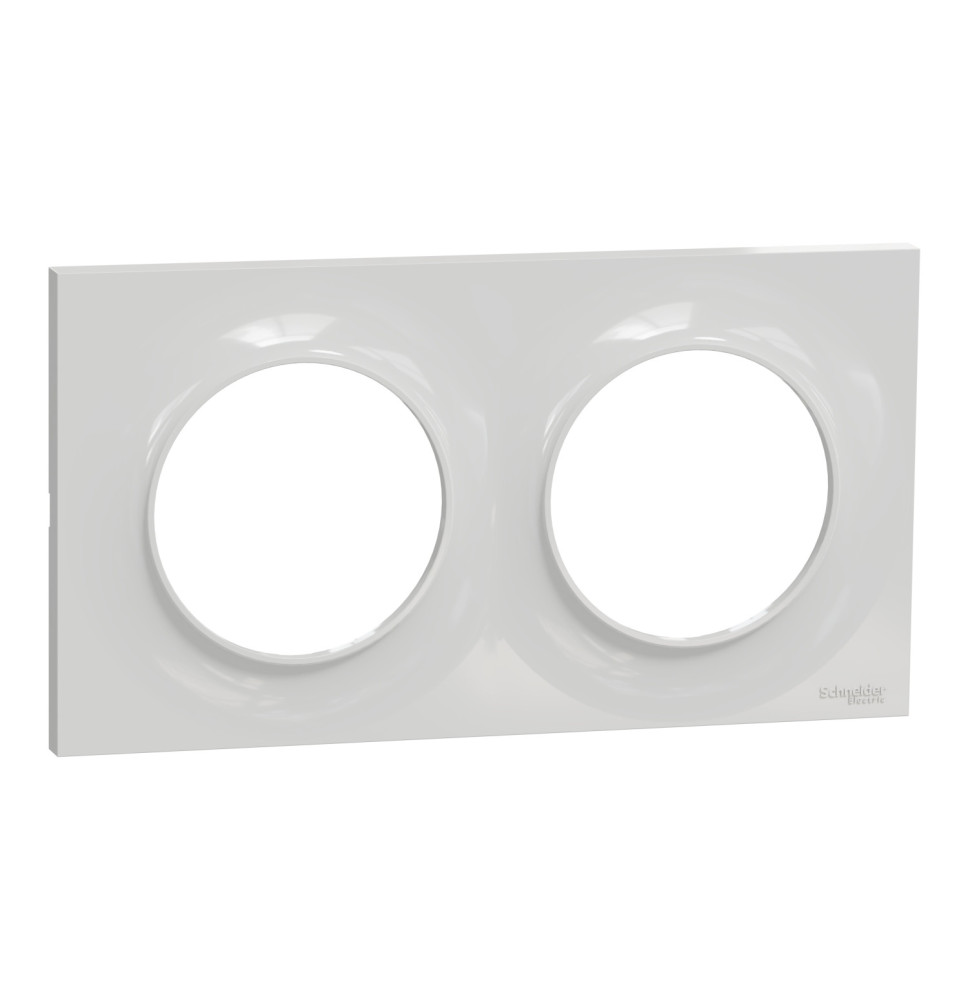 Plaque de finition 2 postes horizontaux ou verticaux entraxe Plaque de finition 2 postes horizontaux ou verticaux entraxe