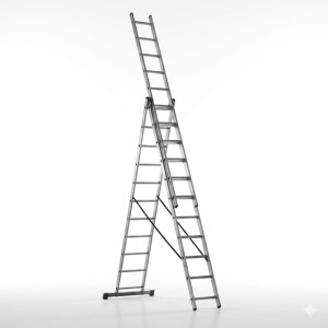 Echelle alu extensible à 3 sections - Ingco - HLAD03391,Outillage et Mesure
