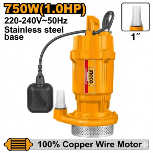 Pompe à eau submersible 750W(1.0HP) - Ingco - SPC7508,Outillage et Mesure
