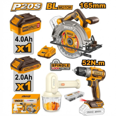 Combos 3pièces - Ingco - COSLI240583,Outillage et Mesure