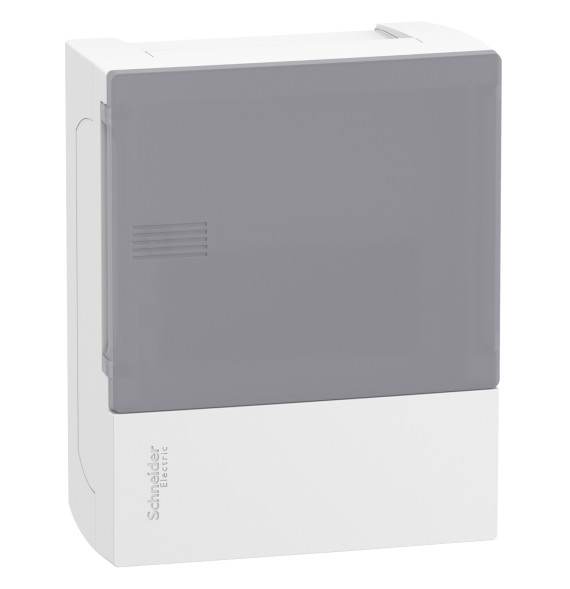 Coffret en saillie - 1x6 mod. - portillon transp. 
