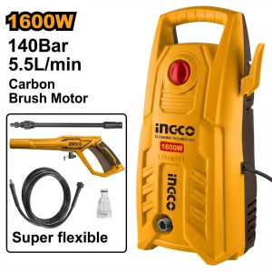 Nettoyeur à haute pression 1600W/140BAR-5,5L/MIN - Ingco - HPWR16008,Equipement de néttoyage et
