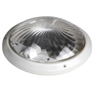 Hublot Cristal Blanc E27 Rond En Plastique Lap- 2026E27B