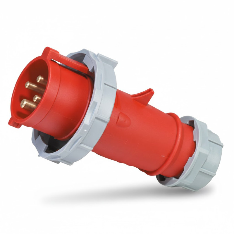 Fiche industrielle mâle IP44, 400 V, 63 A, 5 pôles KCL-463-5644 - Temper - 0767018,Prise & Coffret