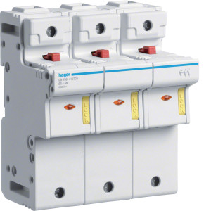 Coupe circuit 3P 125A 690V L58 accessoriable 6 modules - Hager - LS703,Disjoncteur - Disjoncteur