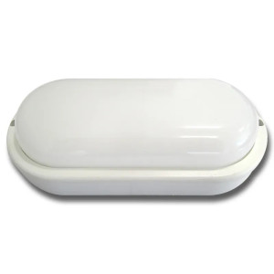 Hublot LED 12W ovale blanc IP54 pose saillie Temper - VE20133