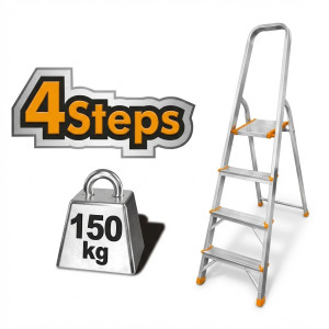 Echelle alu 4 marches - Ingco - HLAD06041,Outillage et Mesure