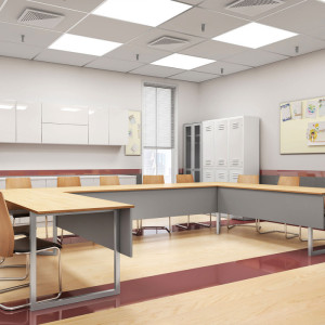 Panneau Led Encastre 60cmx60cm + Kit D’installation Protec -