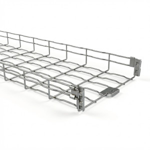 Chemin de câbles fil 400mmX65mm barre 3Mètre - BASOR - 207394