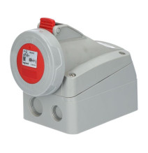Prise saillie P17 IP66/67 32A - 380V~ à 415V~ - 3P+N+T - 555459