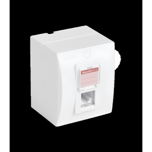 PRISE TELEPHONE RJ12 APPARENT OPTIMO BLANC - LAP - 20722BL-80