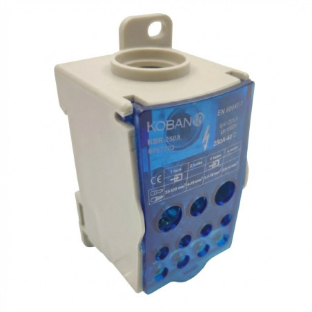 Bloc répartiteur Série KBR unipolaire 1 000 V, 250 A KBR-250A - Temper - 0767703,Accessoires Prise