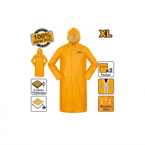 Manteau de pluie PVC polyester XL - Ingco - HRCTL031XL,Protection de la Personne