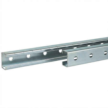 Profile cranté L 2000 - SCHNEIDER - AM1EC200,Accessoires Coffret Industriels