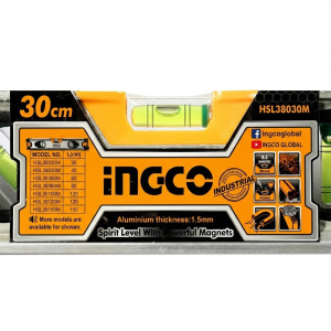 Niveau maçon 100cm alu - Ingco - HSL18100,Outillage et Mesure